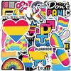 MEPLUM 50 PCS Pansexual Pride Stickers Bulk, Pansexual Pan Stuff