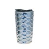 Starbucks Anniversary Silver Scales Siren Relief Ceramic Tumbler Traveler 10oz