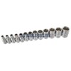 1/4" Drive Shallow Metric MM Sockets 6 Sided Single Hex