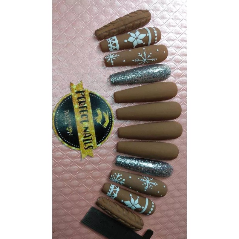 Perfect Nails Press On Uñas Extra Largas Press On