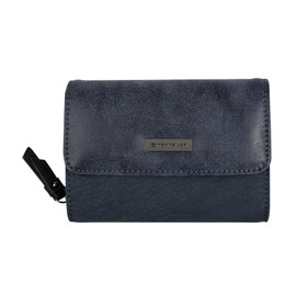 TOM TAILOR Women's Wallet, Black (Grey), 4 x 10 x 14 cm, Women's Purse (Elin) - green blue, size: 4x10x14 cm (B x H x T)