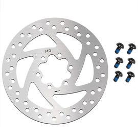140mm Electric Scooter Brake Rotor in Stainless Steel, Compatible with Ninebot, KUGOO, Speedway 4, Zero 10