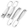 Set of 4 Manicure Nail Clippers, Small, with File and