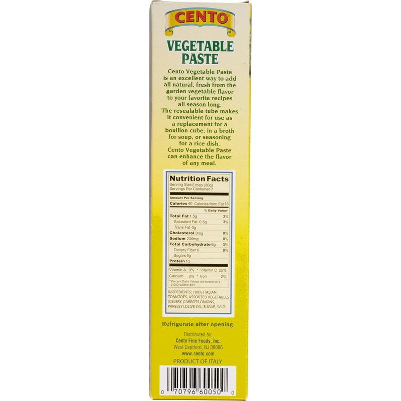 Cento Foods Vegetable Paste, 4.56 OZ