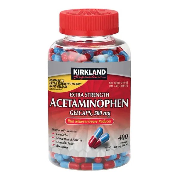 Kikrkland Acetaminofen 500 Mg Con 400 Gelcaps