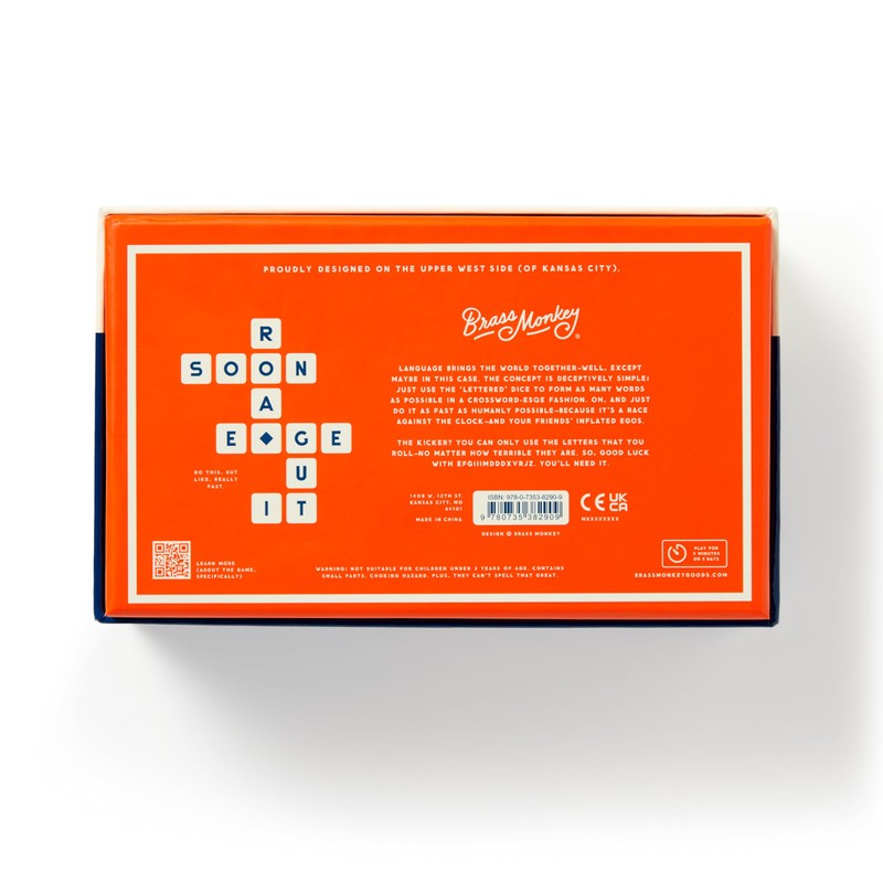 Brass Monkey Fighting Words Dice Game