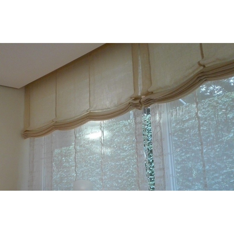 Roman Roller Blind Ribbon Velcro Counterweight Rings 20m