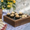 24 piezas de decoración para cupcakes, bolas de discoteca, bolas