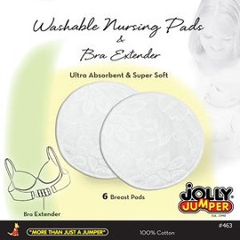 Jolly Jumper Washable Nursing Pads and Bra Extender
