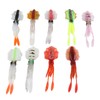 9Pcs Simulation Fishing Lures PVC Luminous Soft Fishing Baits for