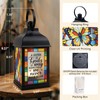 Sisters Gifts from Sister,Stained Glass Style Lantern for Sister Gifts