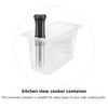 Kichvoe Sous Vide Containers with Lid Sous Vide Pots Slow