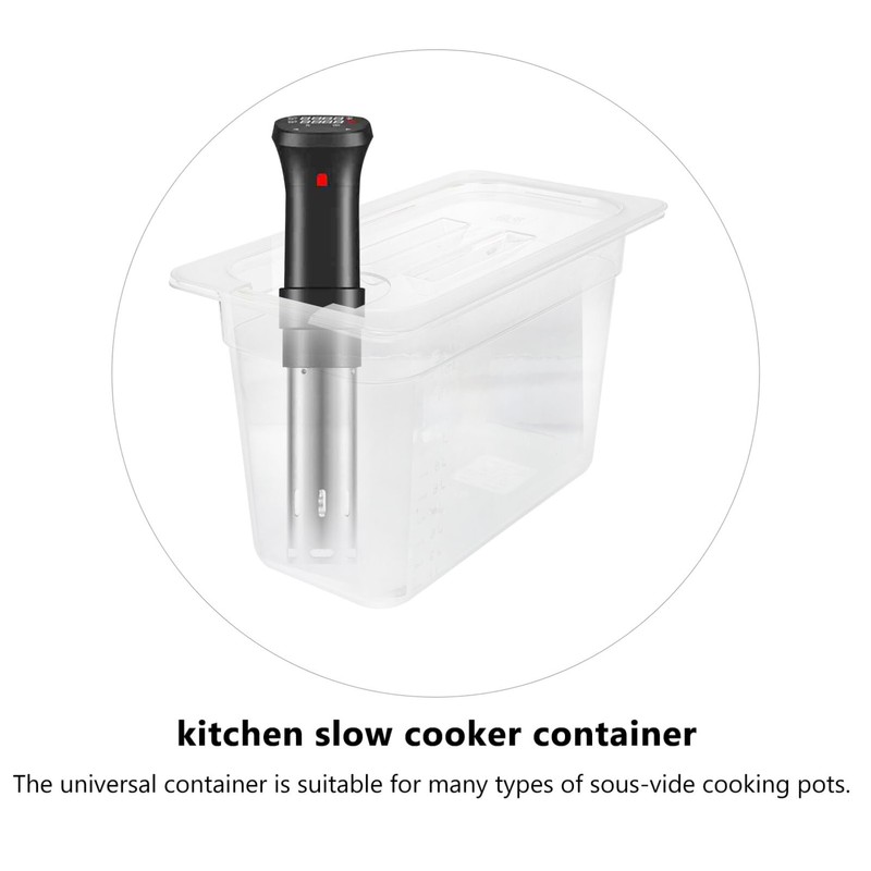 Kichvoe Sous Vide Containers with Lid Sous Vide Pots Slow