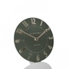 Thomas Kent London Mulberry Olive Green Small Mantel Clock