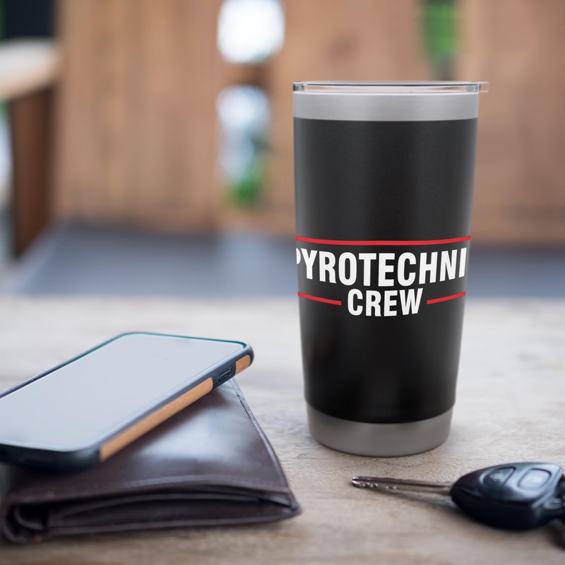 Pyrotechnician Trupp Fireworks Bangers Pyrotechnician Pyromans Stainless Steel Insulated Tumbler