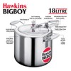 Hawkins 18 Litre Bigboy Pressure Cooker, Big Inner Lid Cooker,