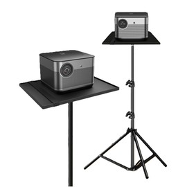 JFOLKS Video Experience Anywhere! Lightweight and Foldable, Versatile Projector Stand, Projector Stand, Tripod, Height Adjustable, Anti-Slip, Convenient Storage, Aluminum, Compact, Office, Indoor,
