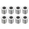 MECCANIXITY 8Pcs Threaded Inserts Nuts, M4x10mm Hex Socket Drive Nut