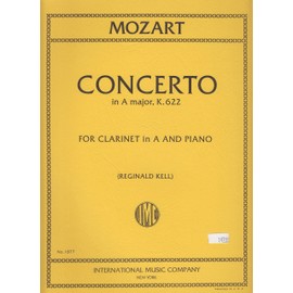 Mozart : Concerto in a Major-K.622 for Clarinet in A and Piano