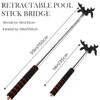 Skylety Retractable Billiard Cue Stick Bridge with Bridge Head, Snooker