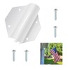 CTUOPTUO Side Mount Flag Pole Holder, Allows Display of 1"