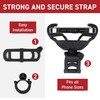Black Harp Upgraded Silicone Phone Holder Compatible with Peloton Bike