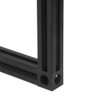 Zeberoxyz 8PCS Black Corner Bracket Cube with Screws 2020Series for
