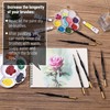 Mr. Pen Detail Paint Brush Set - 9pcs, Gold/Black, Miniature,