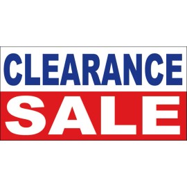 20x48 Inch CLEARANCE SALE Vinyl Banner Sign - brb