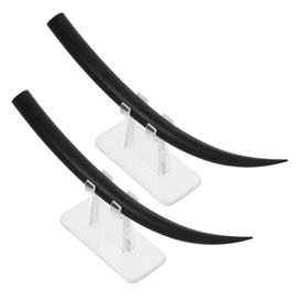 Mikinona False Lashes Display Model 2pcs Large Curl Eyelash Teaching Tool for Beauty Supplies