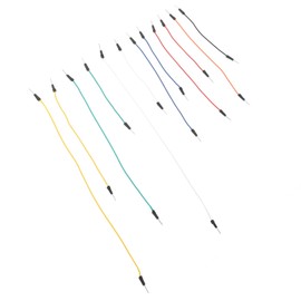 Operitacx 120PCS Jumper Wire for Breadboard Prototyping Flexible Male to Male Circuit Cable Assorted Lengths and Colors for and Testing Circuits