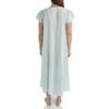 LA CERA Women's Victorian Nightgown, 100% Cotton, Side Pockets, Scoop