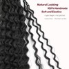 Getgal 24Inch 7Packs Deep Water Wave Crochet Hair 16strands/Pack Pre
