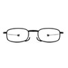 HAITCONGR Portable and Foldable Square-Frame Blue Light Blocking Reading Glasses