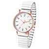 Oidea Women's Elastic Strap Watches: Large Face Arabic Numerals Analog