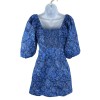 Tuckernuck Hyacinth House NEW Blue Mod Paisley Bianca Puff Sleeve