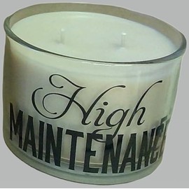 Tyler Candle Company - 16oz Stature Candle Limited Edition with glossy black lettering