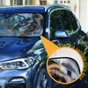 Car Windshield Sun Shade Animal Tiger Eyes Foldable Car Front