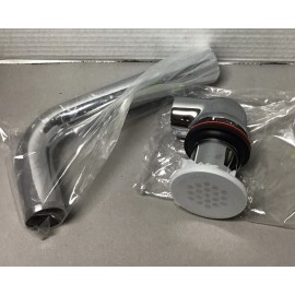 T&S T & S Chrome Offset Grid Drain Assembly B-0898-OF , 1-3/4" w/ overflow (B108)