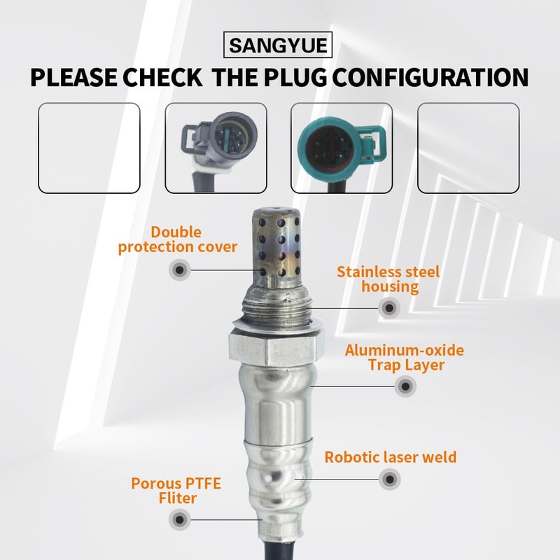 Sangyue 2PCS Oxygen O2 Sensor 1 & 2 for Ford