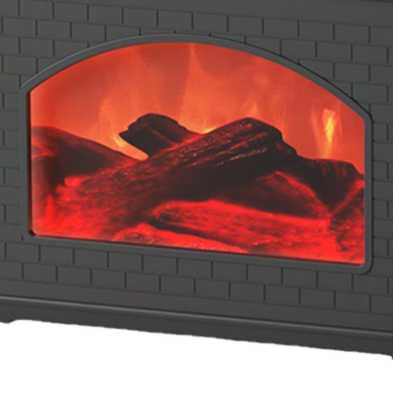 270ml Mist Humidifier Simulated Fireplace Design Power Off Protection Fire