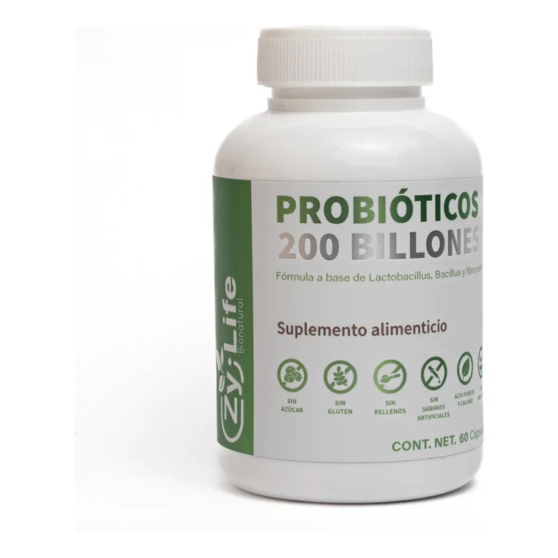 200 Billones Probióticos + Fibra |60 Caps Digestión Avanzada