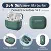 Airpods Pro 2nd Generation Case Cover, Full Protective Soft Silicone,
