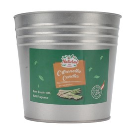 Pwshymi Scented Candle Smokeless 3 Wick Metal Bucket Soy Wax Essential Oil Scented Candle for Dining Garden Camping, Candles Gifts Set for Women, Birthdays, Weddings, Chr