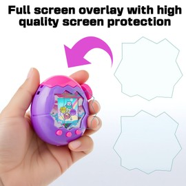 xcivi 2PCS Screen Protector for Tamagotchi Paradise, Clear Soft TPU Film, Screen Protector Compatible with Tamagotchi Paradise Screen Film, Not Tempered Glass Screen Protector
