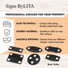 Signs ByLITA Designer Employees Must Wash Hands Before Returning to Work Sign(Brushed Gold) - Large