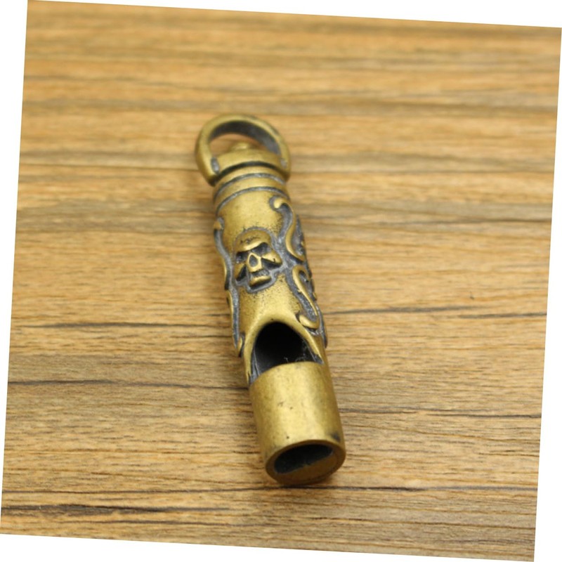Kisangel Copper Whistle Outdoor Whistle Emergency Loud Whistle Copper Camping
