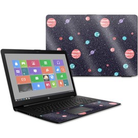 MightySkins Glossy Glitter Skin for HP 17t Laptop 17.3" (2017) - Bright Night Sky | Protective, Durable High-Gloss Glitter Finish | Easy to Apply, Remove, and Change Styles | Made in The USA