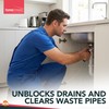 SOL 2pk Drain Snake Shower and Sink Unblocker Tool 100cm