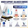 Portable Inflatable Seat Cushion for Wheelchair Car Office Pressure Relief